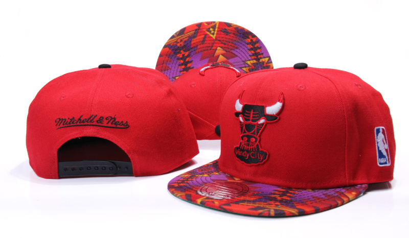 NBA Chicago Bulls M&N Snapback Hat id20